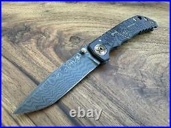 RARE NIB Spartan Blades Harsey Custom Knife 4 Chad N. Damascus, Plague Doctor