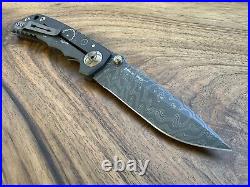 RARE NIB Spartan Blades Harsey Custom Knife 4 Chad N. Damascus, Plague Doctor