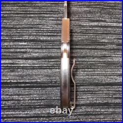 RARE Spyderco Caly 3 Carbon fiber/Ti Damascus Knife C113CFPD Japan