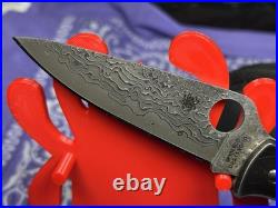 RARE Spyderco Endura Sprint Damascus With Jigged Bone CJ10JBOP