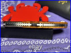 RARE Spyderco Endura Sprint Damascus With Jigged Bone CJ10JBOP