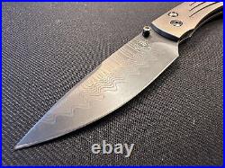 RARE William Henry B12 Burns Damascus Folding Knife Limited Production #149/500