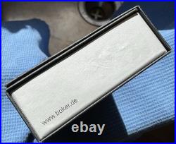 Rare Boker Knife Damascus Folding Pocket COA Manfred Sachse