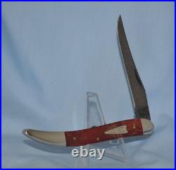 Rare Case XX Burl Maple Damascus Toothpick Knife 710094 9 Dot 2021 Near Mint