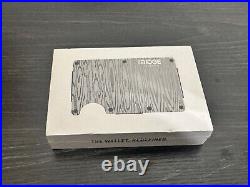 Ridge Wallet Damascus Steel Real Limited Edition Rare Brand New Sealed