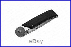 Russian Folding knife Biker-1 Kizlyar knives (Damascus steel, Hornbeam)