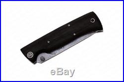 Russian Folding knife Sterkh Kizlyar knives (Damascus steel, Hornbeam)