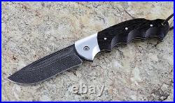 Russian Vorsma Hawk damascus folding blade vorsma knife combat hunting