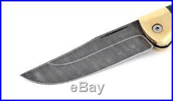 Russian Vorsma Taiga Damascus folding blade vorsma knife combat hunting birch