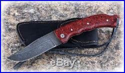 Russian Vorsma Taiga damascus folding blade vorsma knife combat hunting acrylic