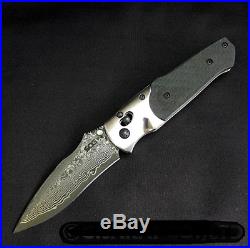 SOG A03 Arcitech Folding Knife 3.5 Damascus VG10 Blade Carbon Fiber Handle