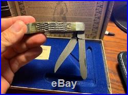 SUPER RARE PARKER EDWARDS 512 Layer DAMASCUS STeel 2 BLADE FOLDING KNIFE