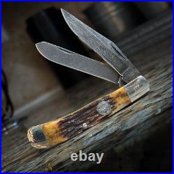 Schrade Walden Trapper Damascus USA 1943-72 #177