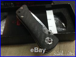 Southern Grind Spider Monkey (Damascus Blade, Carbon Fiber Handle). Made in USA