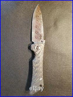 Southern Grind Spider Monkey Drop Point Folding Knife DAMASCUS Blade Made in USA