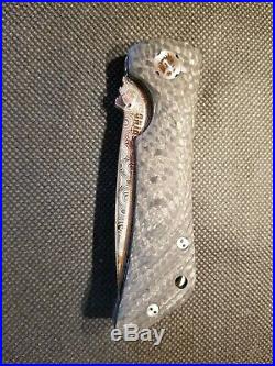 Southern Grind Spider Monkey Drop Point Folding Knife DAMASCUS Blade Made in USA