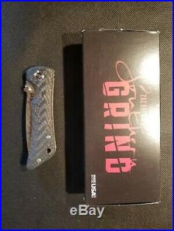 Southern Grind Spider Monkey Drop Point Folding Knife DAMASCUS Blade Made in USA