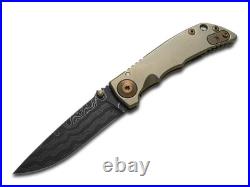 Spartan Blades Harsey Folder 3.25 SF10DMBZ Titanium Damascus Steel Pocket Knife