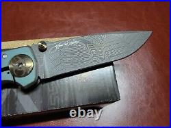 Spartan Blades Harsey Plague Doctor Damascus Patterned Steel Blade Folding Knife
