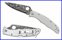 Spyderco C10TIPD Endura 4 Titanium Damascus Plain Edge Folding Pocket Knife