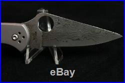 Spyderco Delica 4 Folding Knife Ti / 15 Layer Damascus EDC Or Collection Piece