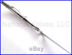 Spyderco Endura 4 C10TIPD Folding Knife, 3-7/8 Damascus Blade, Titanium, Dealer