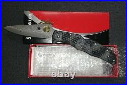 Spyderco Endura 4 Folding Knife GRY/BLK Zome Handle Damascus Plain Edge C10ZPGYD
