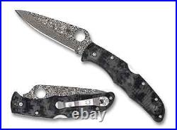 Spyderco Endura 4 Lockback Limited Edition Zome Folding Damascus Knife 10ZPGYD
