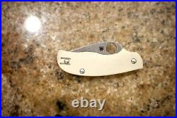 Spyderco Urban Slipit Sprint Run Knife C127GPIVD DS93X Damascus Blade G-10