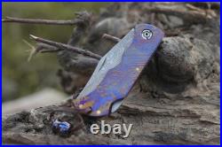 Timascus (Mokuti) Scales Damascus Steel Blade Lock Back Pocket Folding Knife