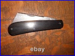 Titusville Cutlery USA Big Easy Cotton Knife Gabon Ebony Raindrop Damascus