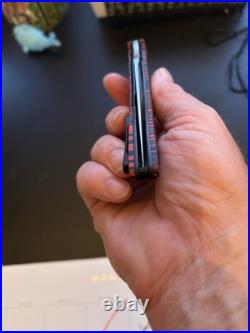 Vdk Vesta Folding Knife Folder G10 Damascus Unused