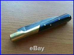 Vendetta Corsa Damascus Steel Vintage Folding Pocket Knife Bovine Bone Handle