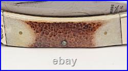 Vintage Parker Edwards Damascus Folding Pocket Knife 1985 ABC Limited Edition