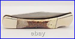 Vintage Parker Edwards Damascus Folding Pocket Knife 1985 ABC Limited Edition