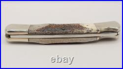 Vintage Parker Edwards Damascus Folding Pocket Knife 1985 ABC Limited Edition
