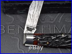 Vintage Remington Bullet Damascus R1303-D Folding Lockback Knife 1999