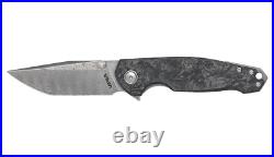 Viper Katla FCM Folding Knife Marbled Carbon Fiber Handle Damascus VA5980FCM