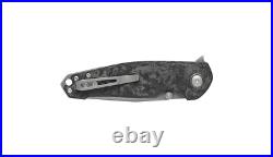 Viper Katla FCM Folding Knife Marbled Carbon Fiber Handle Damascus VA5980FCM