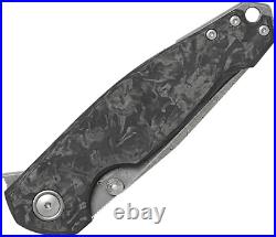 Viper Katla Folding Knife 3.25 Damascus Steel Blade Carbon Fiber Handle 5980FCM