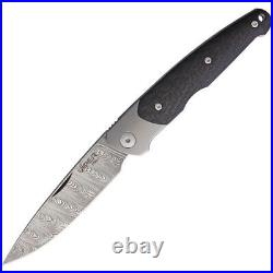 Viper VA5978FC Key Damascus Carbon Fiber Folding Pocket Knife