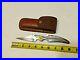 Vtg-Handmade-Folding-Knife-Damascus-Blade-And-Scales-With-Sheath-Feather-Knife-01-yb