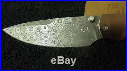 WILLIAM HENRY T12-DP Damascus Special Production Custom Shop Folding Knife