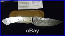 WILLIAM HENRY T12-DP Damascus Special Production Custom Shop Folding Knife