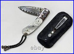 WILLIAM HENRY Wave Damascus Blade Limited Edition Folding Pocket Knife