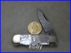 Weidmannsheil- Lockback Knife- Pearl Handles- Damascus Steel-Solingen- Germany