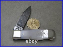 Weidmannsheil- Lockback Knife- Pearl Handles- Damascus Steel-Solingen- Germany