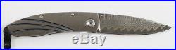 William Henry Limited Edition 55-0407 Knife Damascus Folding Knife ZDP-189