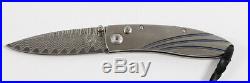 William Henry Limited Edition 55-0407 Knife Damascus Folding Knife ZDP-189
