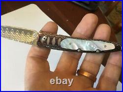 William Henry Limited Edition Custom Folding Knife in Case